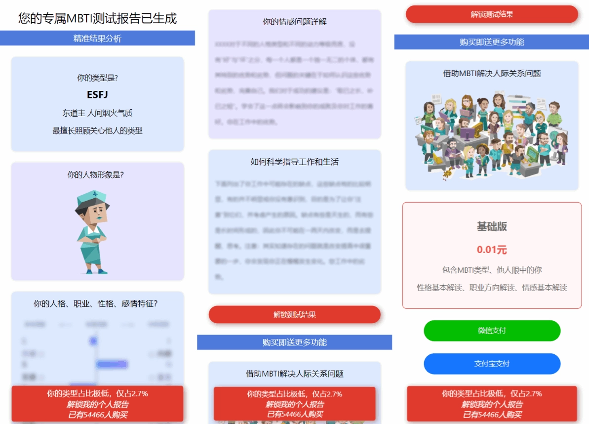 图片[5]-MBTI十六型人格职业性格测试源码完整版 亲测源码-韵味资源网