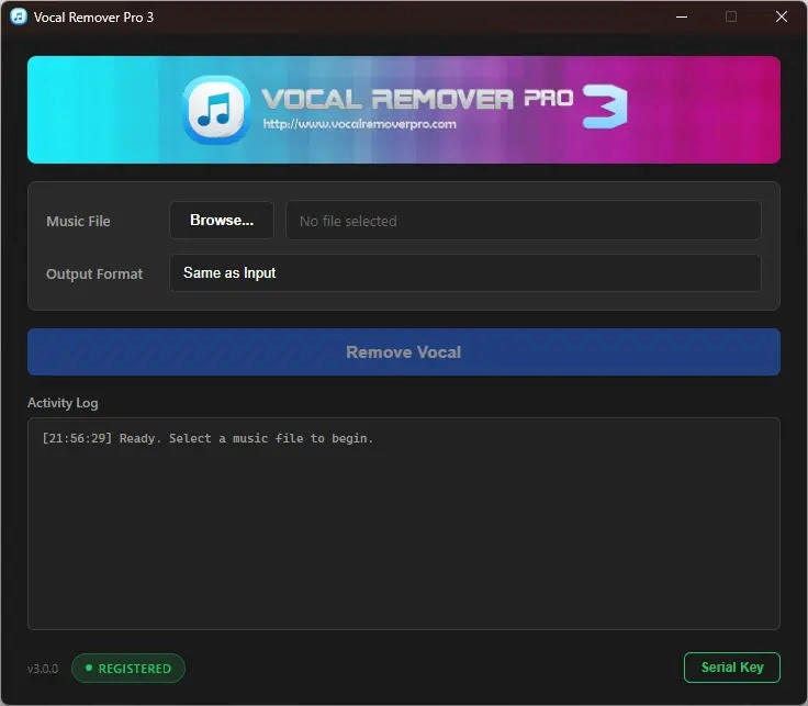 Vocal Remover Pro Software v3.0.0-韵味音频资源网