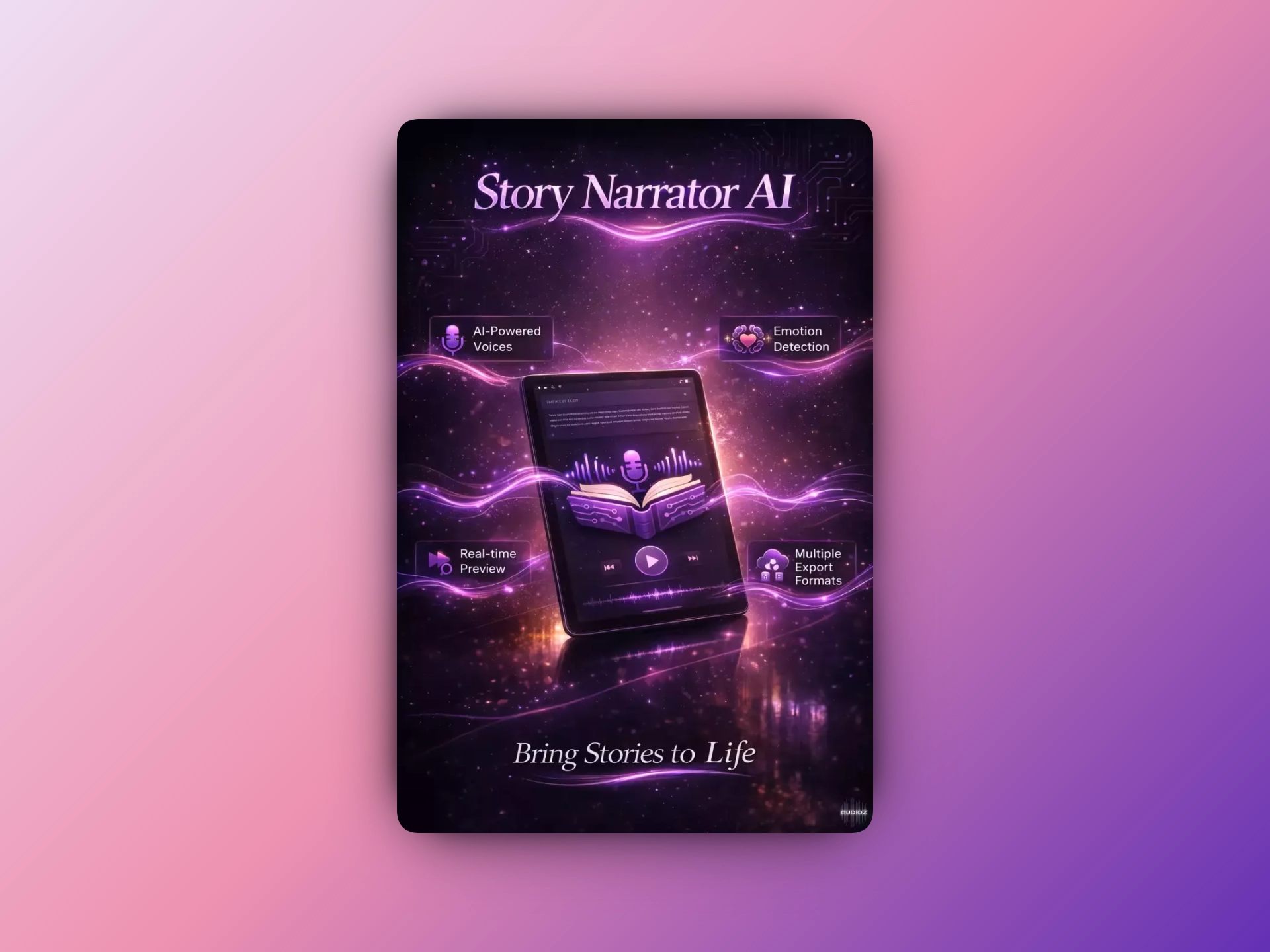 Story Narrator AI v1.0.0 智能故事旁白与语音生成软件-韵味音频资源网