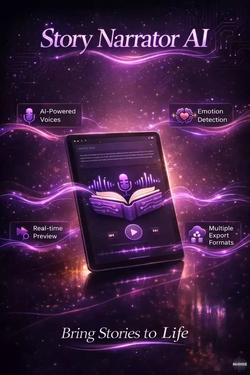 图片[1]-Story Narrator AI v1.0.0 智能故事旁白与语音生成软件-韵味音频资源网